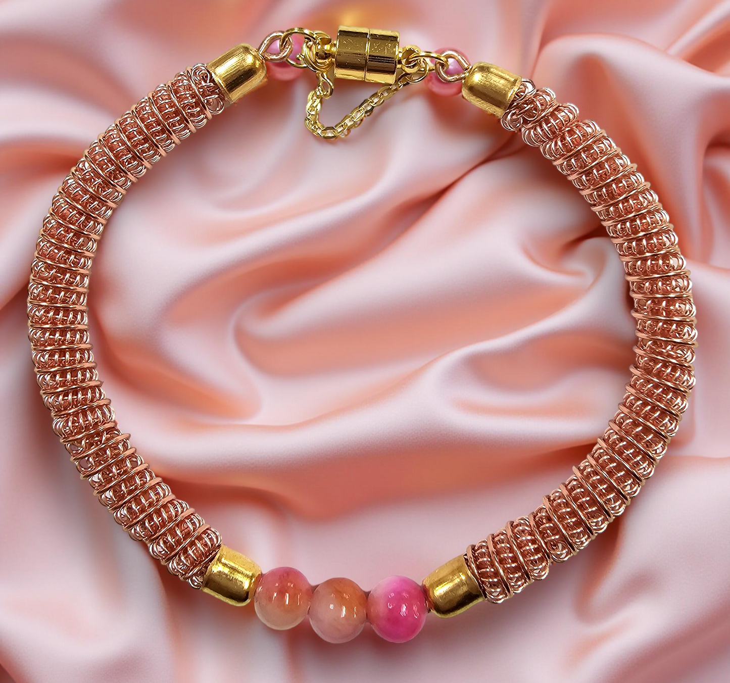 Coiled coil bracelet