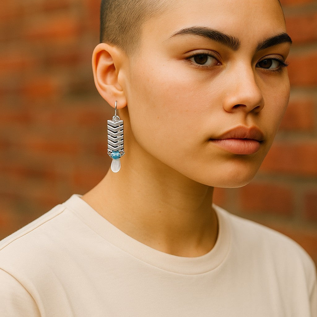 Chevron earrings