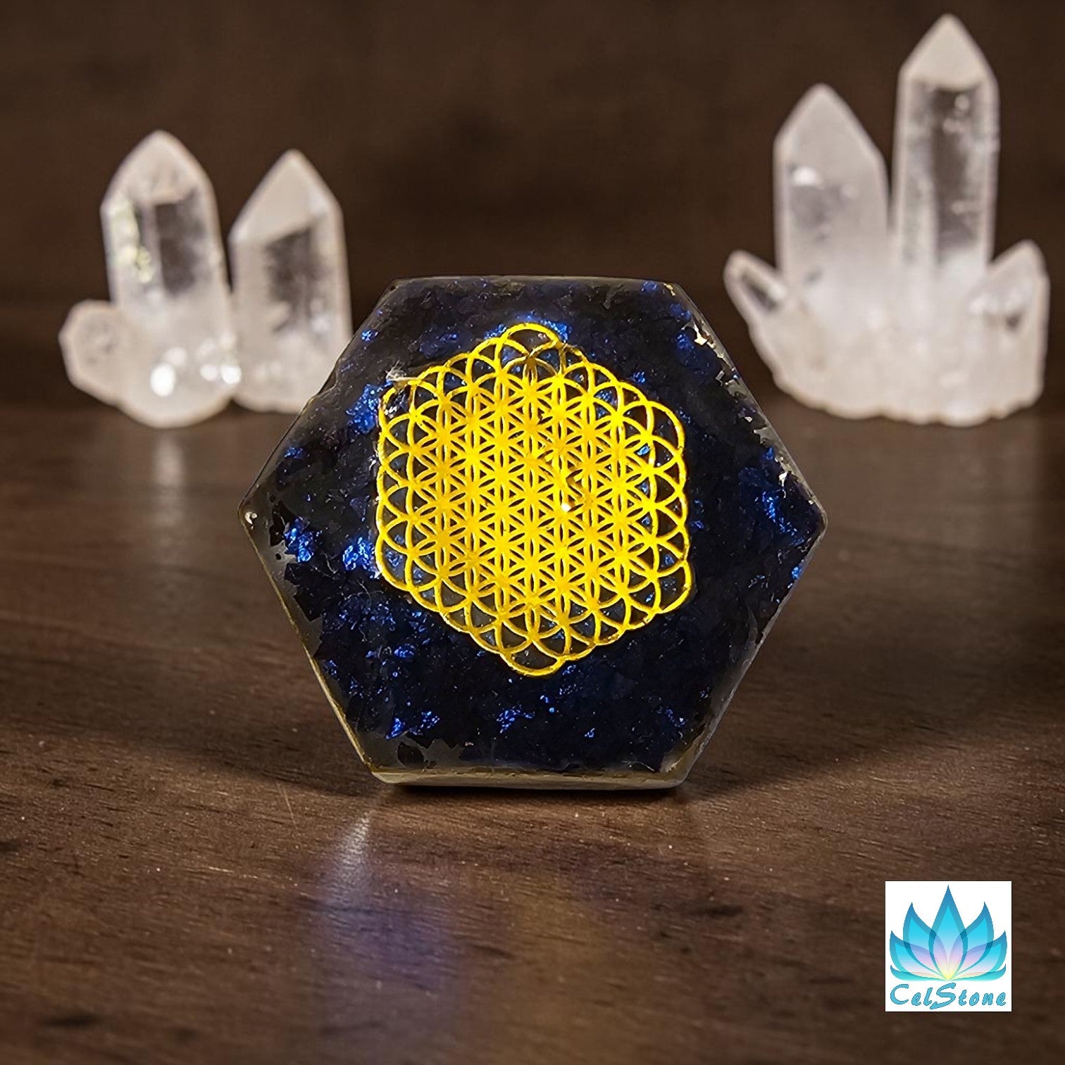Dark Blue Hex Pocket OG