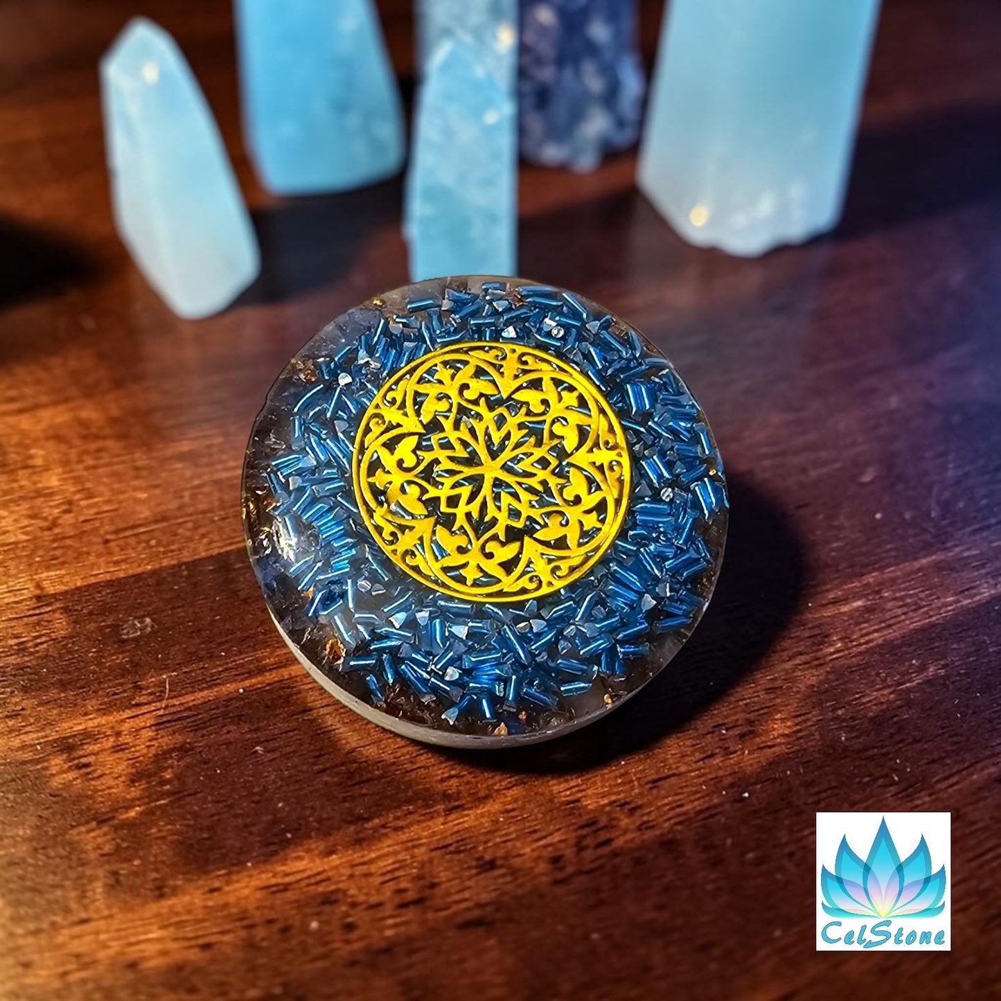 Blue Round Pocket OG