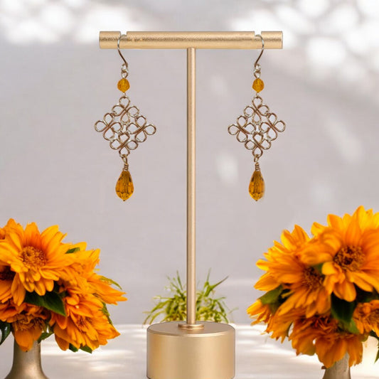 Celtic Drop Earrings