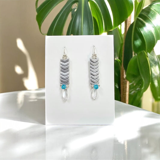 Chevron earrings