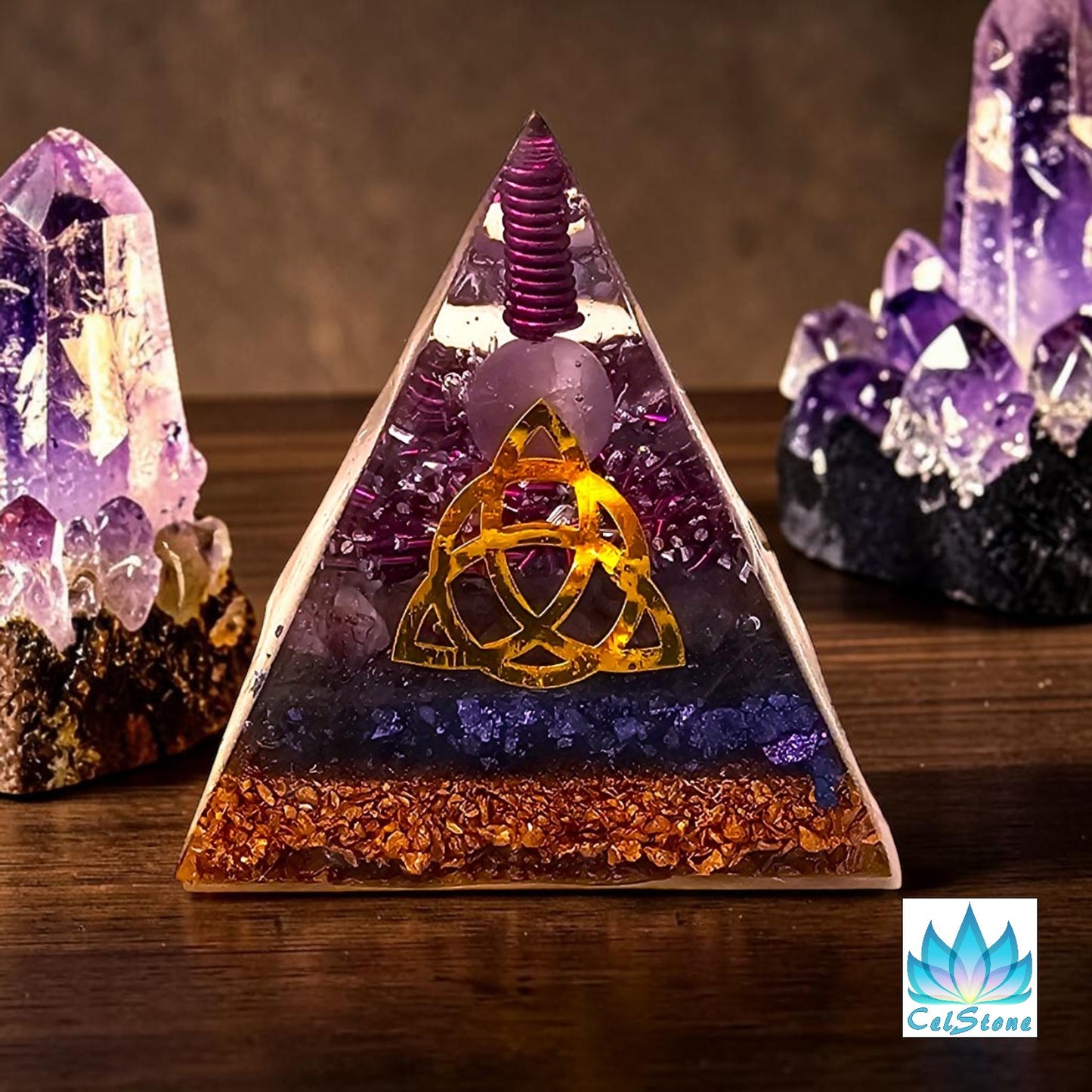 Large orgonite pyramid