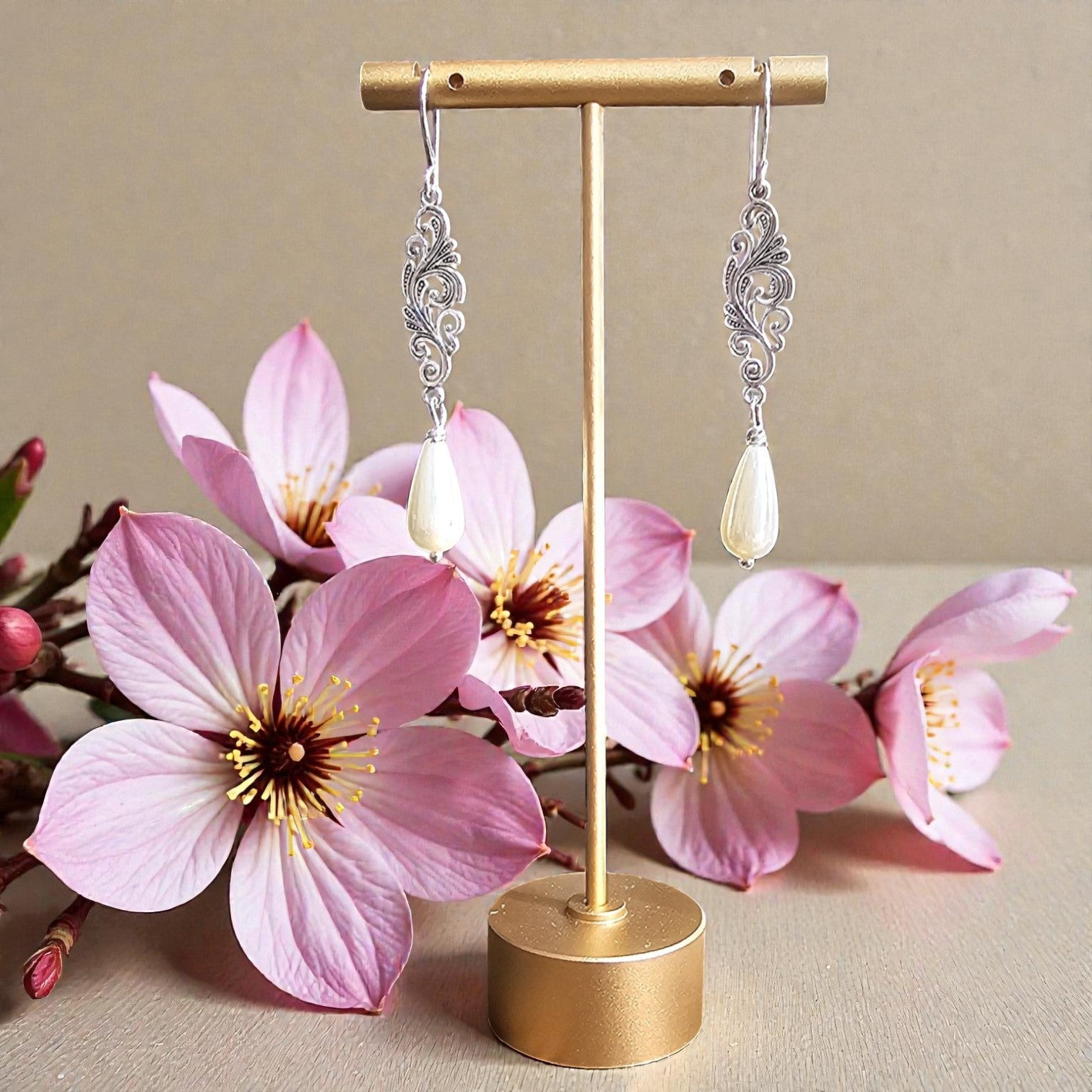Pearl Drop Earrings