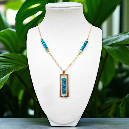 Peyote Tube Necklace